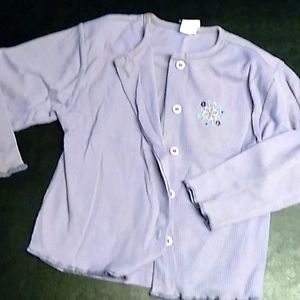 Girls long sleeve w/ attached camisole